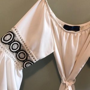 BOHO OFF THE SHOULDER DRESS